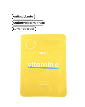 Tú y Yo - Vitamina C Mask (Mascarilla Vegana Cuidado Iluminador e Hidratante) - 23ml