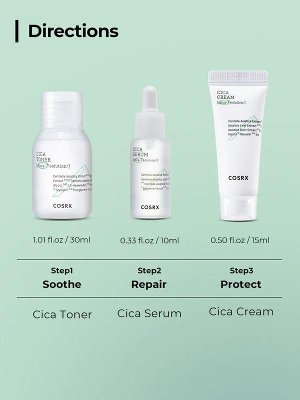 Pure Fit Cica-7 Relief Kit (3 Pasos)