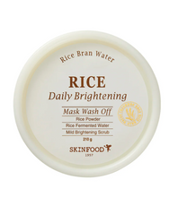 Cargar imagen en el visor de la galería, Rice Daily Brightening  mask wash off 210gr - SKINFOOD

