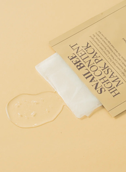 Snail Bee High Content Mask Pack - Mascarilla de Algodón Reparadora