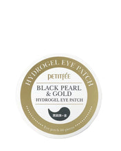Cargar imagen en el visor de la galería, Petitfee - Black Pearl &amp; Gold Hydrogel Eye Patch
